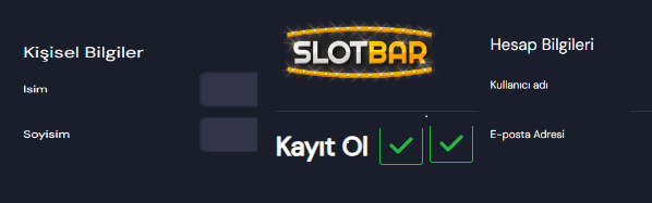 Slotbar kayıt